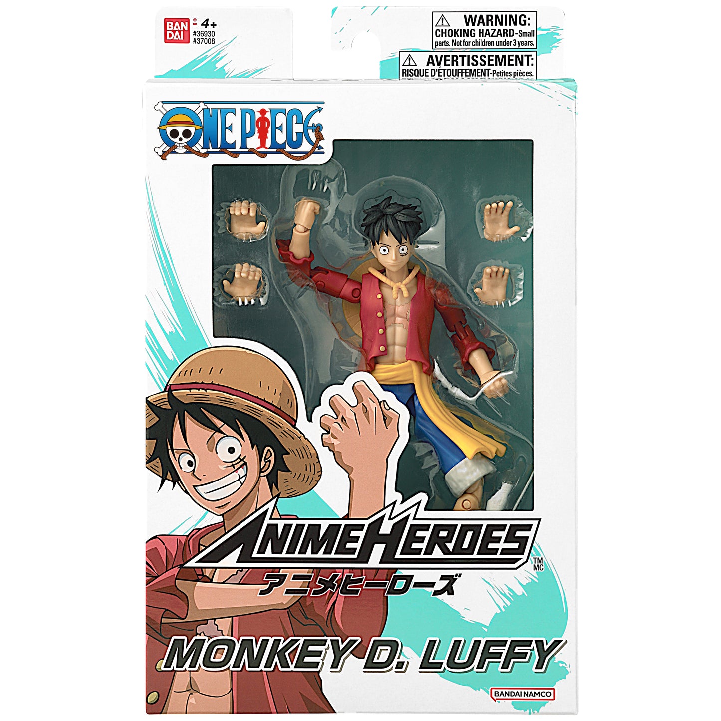 Anime Heroes One Piece Monkey D Luffy 6.5in Action Figure