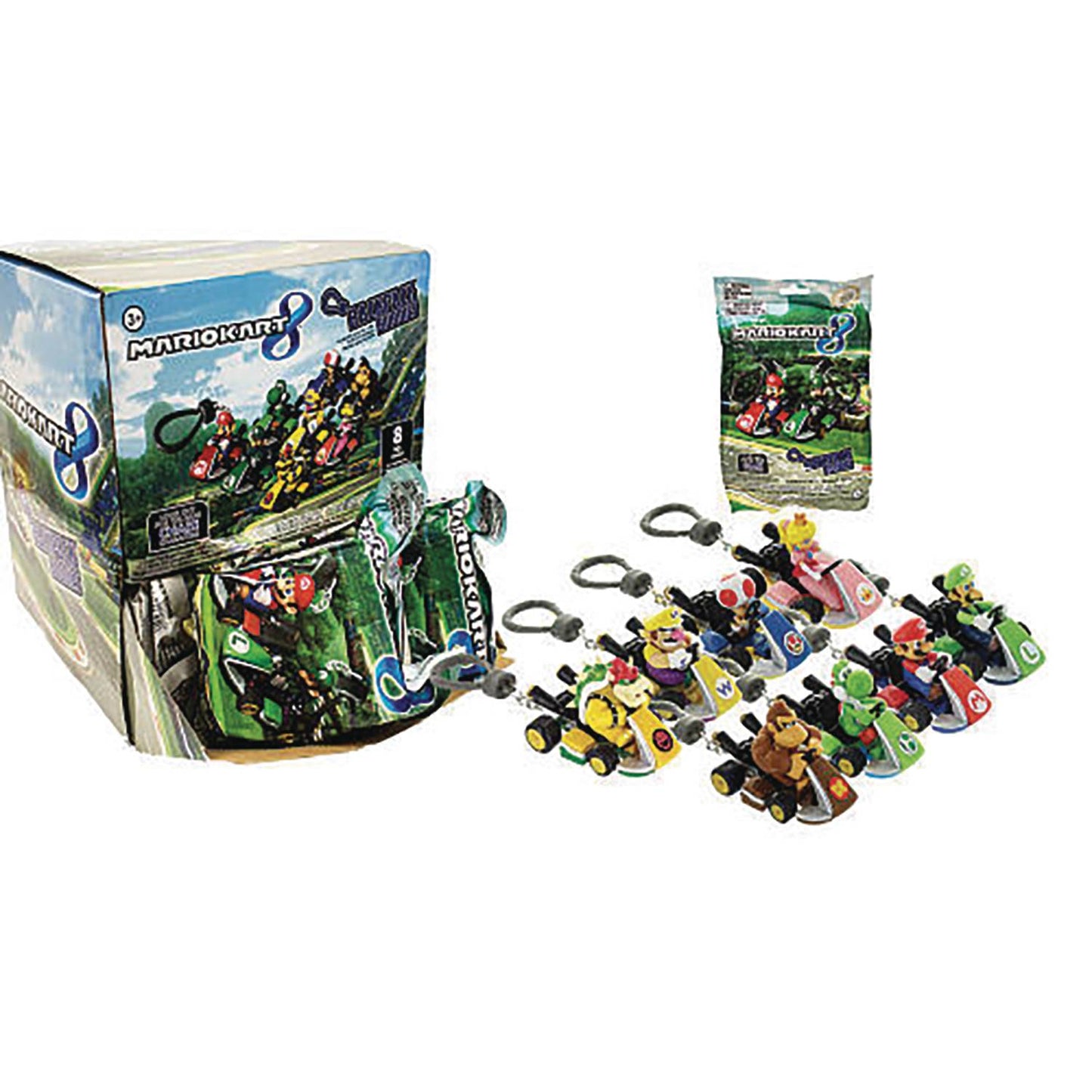 Nintendo Mariokart Figure Hangers Blind Mystery Box