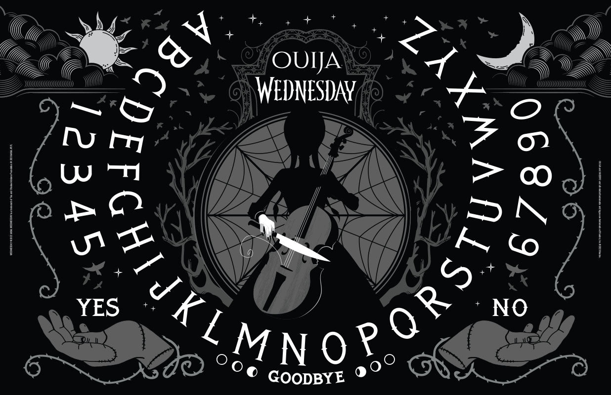 Wednesday Glow in the Dark Ouija Board