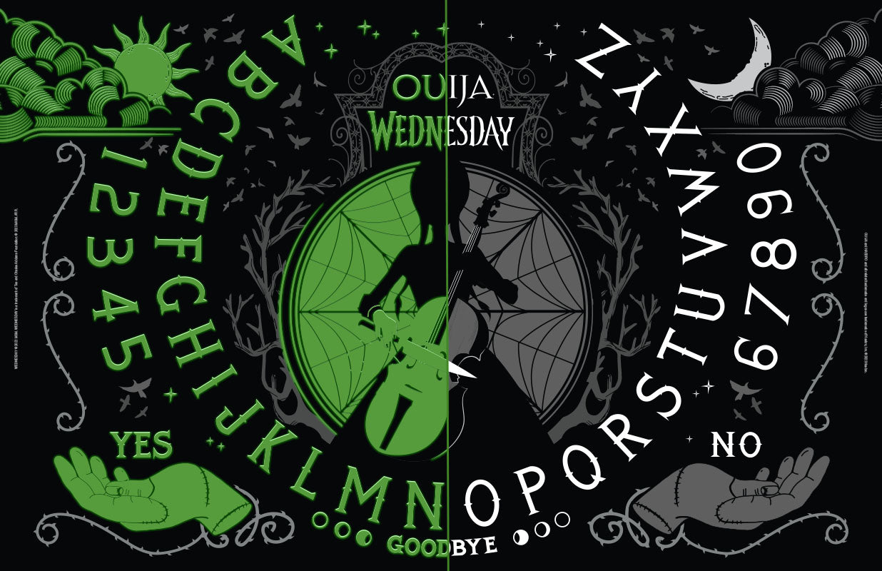 Wednesday Glow in the Dark Ouija Board