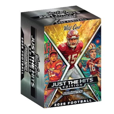 2026 Wild Card Alumination "Just The Hits" Football Jumbo Hobby Box