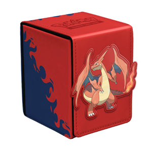 Mega Charizard Y ALCOVE® Flip DECK BOX® for the Pokémon TCG
