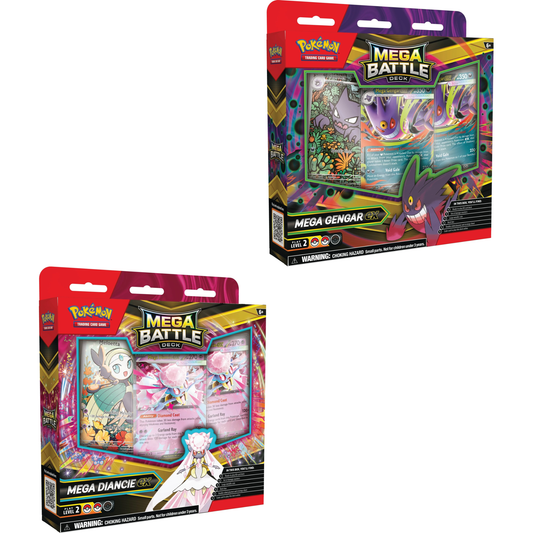 Pokémon TCG: Mega Battle Deck - Mega Gengar ex & Mega Diancie ex