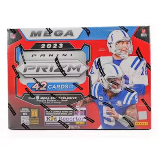 2023 Panini Prizm Football Hobby Mega Box (Purple Pulsar Prizms!)