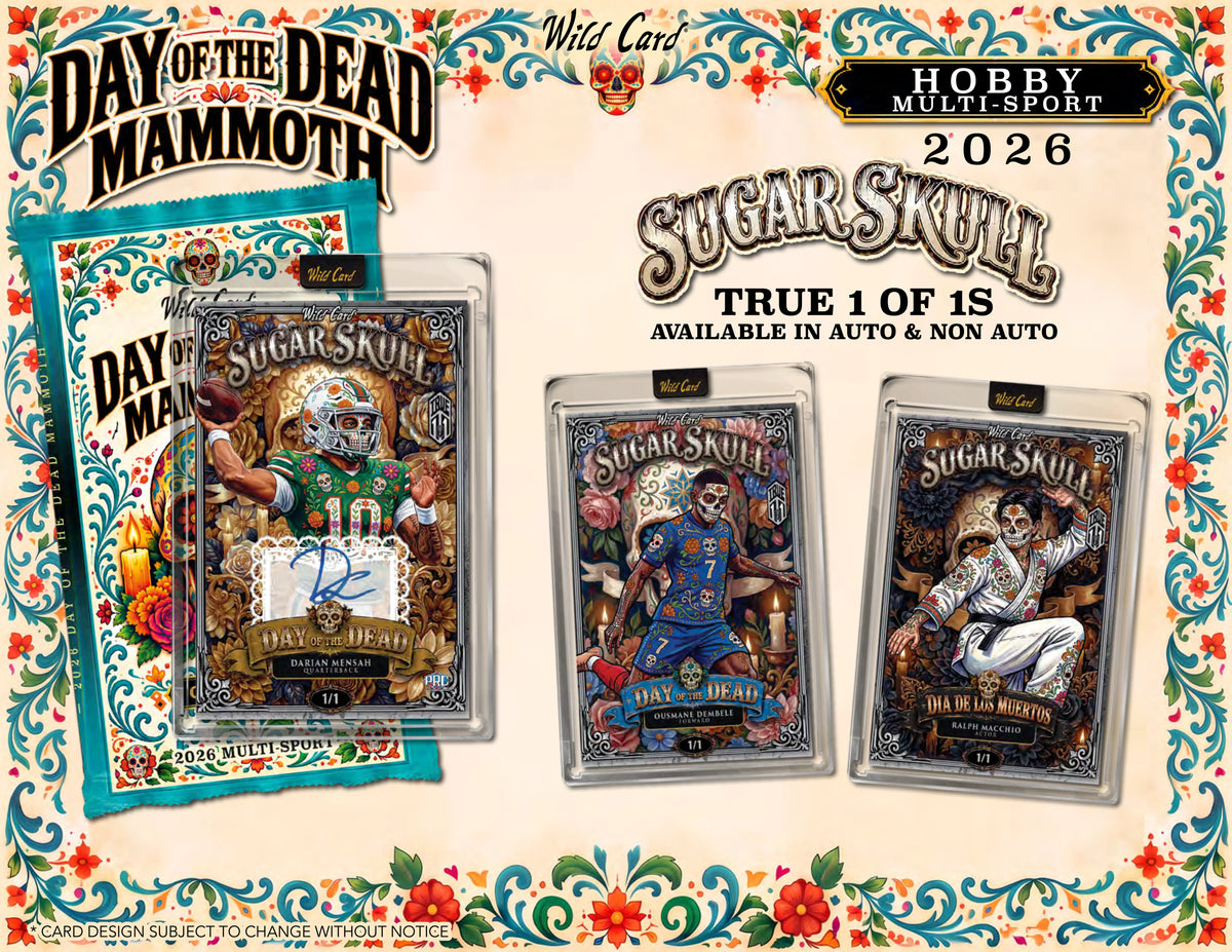 2026 Wild Card Day of the Dead Mammoth Multi-Sport & Entertainment Hobby Box