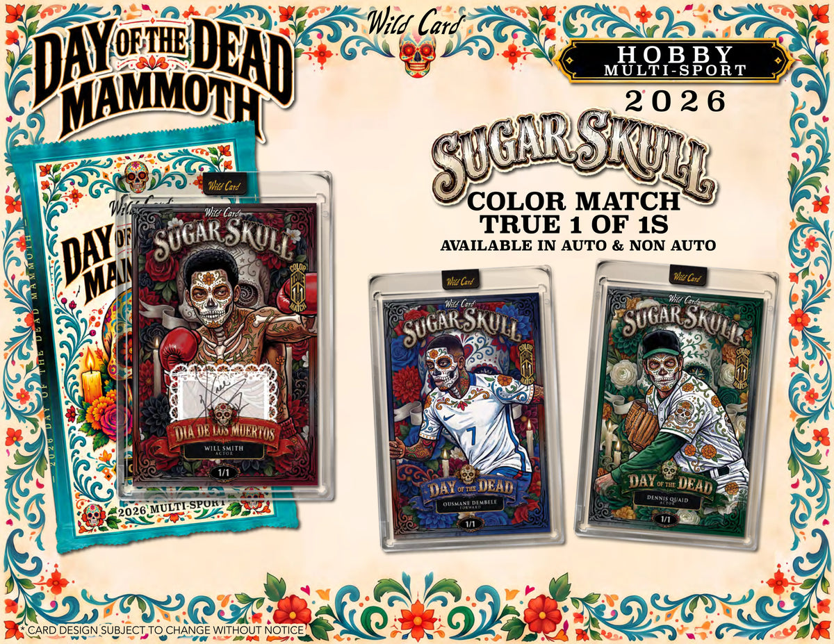 2026 Wild Card Day of the Dead Mammoth Multi-Sport & Entertainment Hobby Box