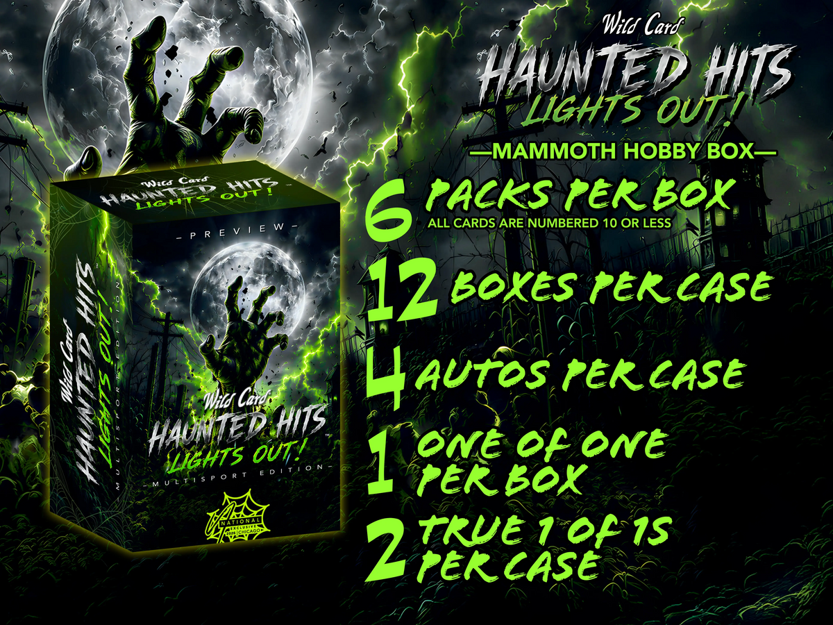 2026 Wild Card Haunted Hits Multi-Sport: Lights Out! Mammoth Hobby Box