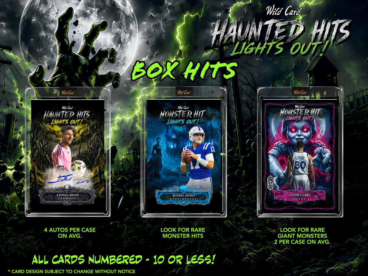 2026 Wild Card Haunted Hits Multi-Sport: Lights Out! Mammoth Hobby Box