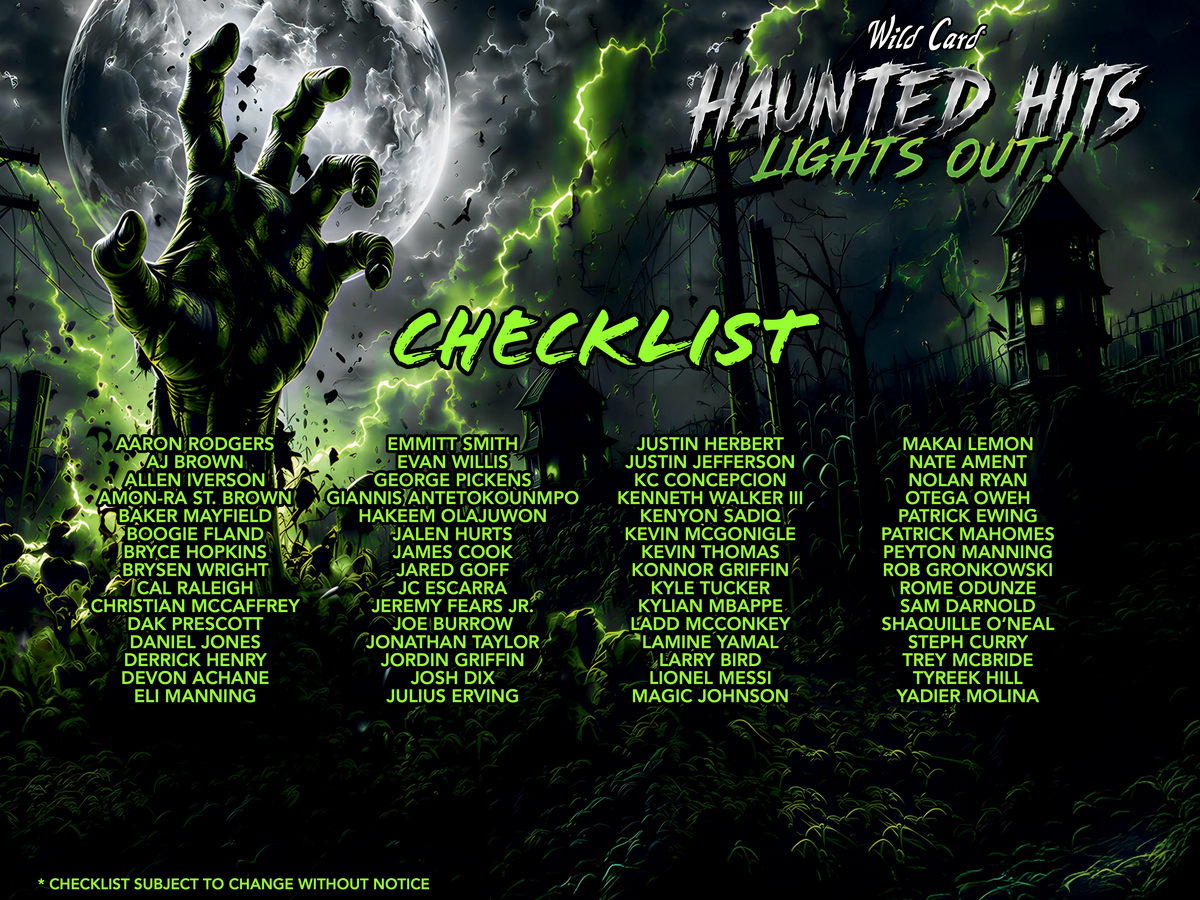 2026 Wild Card Haunted Hits Multi-Sport: Lights Out! Mammoth Hobby Box