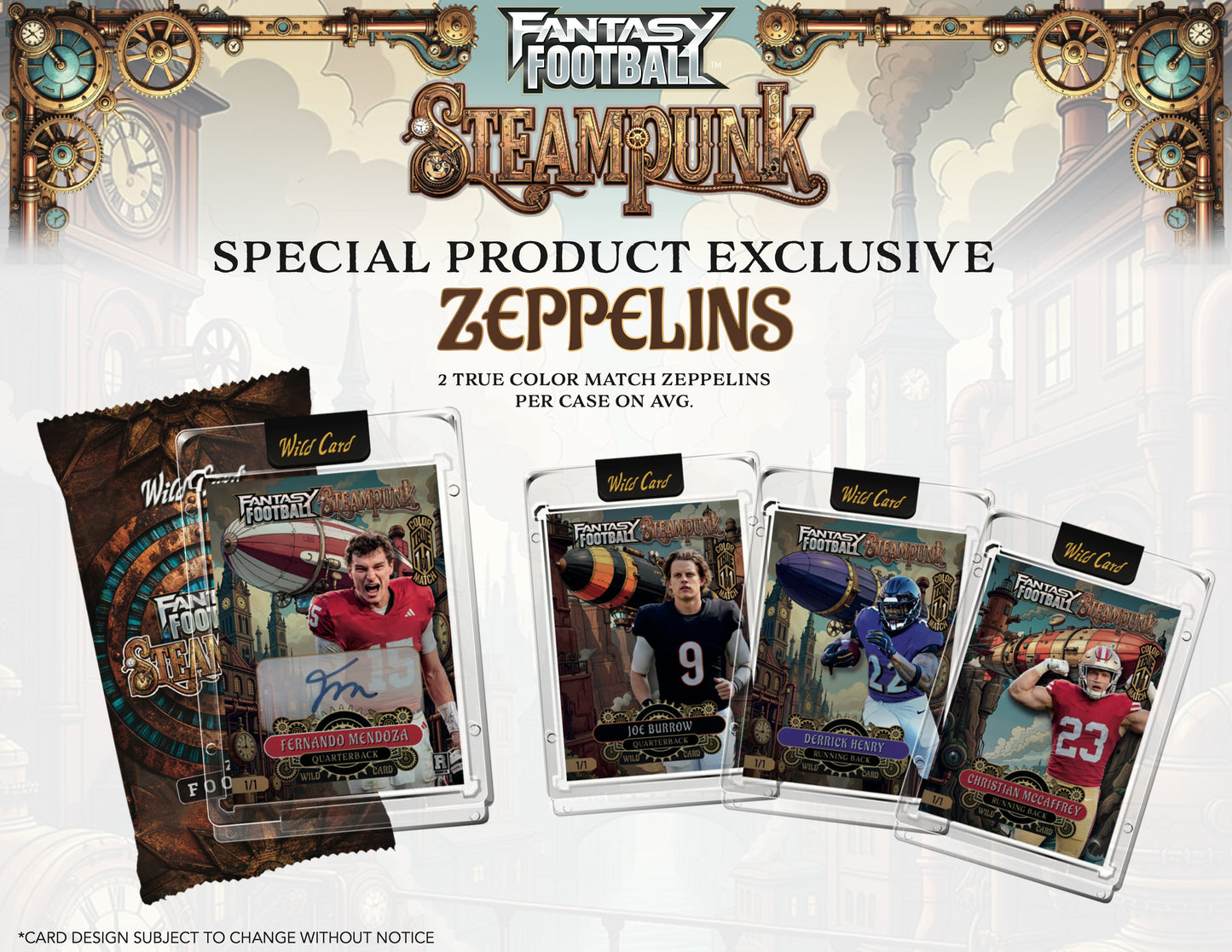 2026 Wild Card Fantasy Football: Steampunk Hobby Box