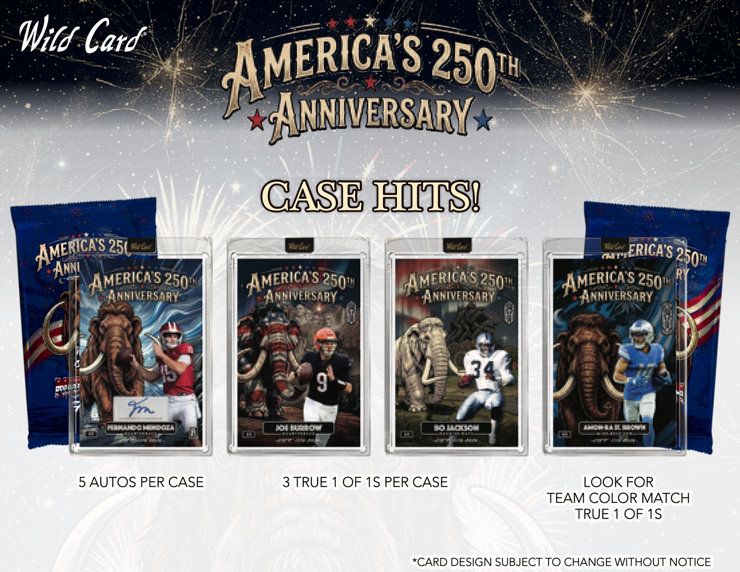 Wild Card Mammoth Football - America's 250th Anniversary Hobby Box