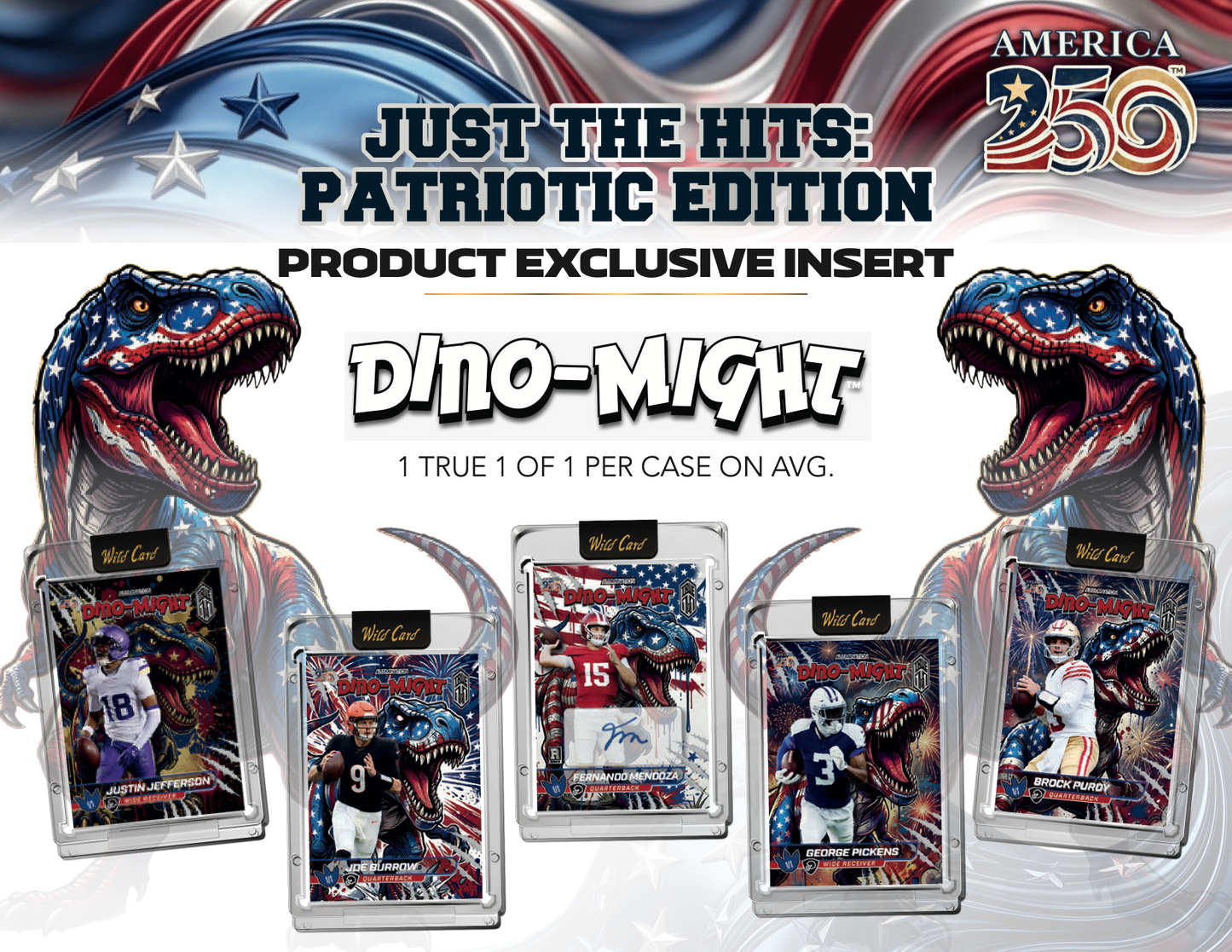 Wild Card Alumination Football – Just The Hits 2026: Patriotic Edition Hobby Box