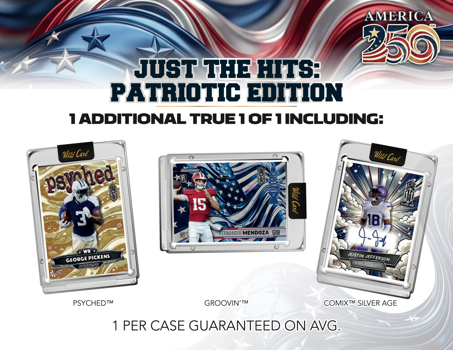 Wild Card Alumination Football – Just The Hits 2026: Patriotic Edition Hobby Box