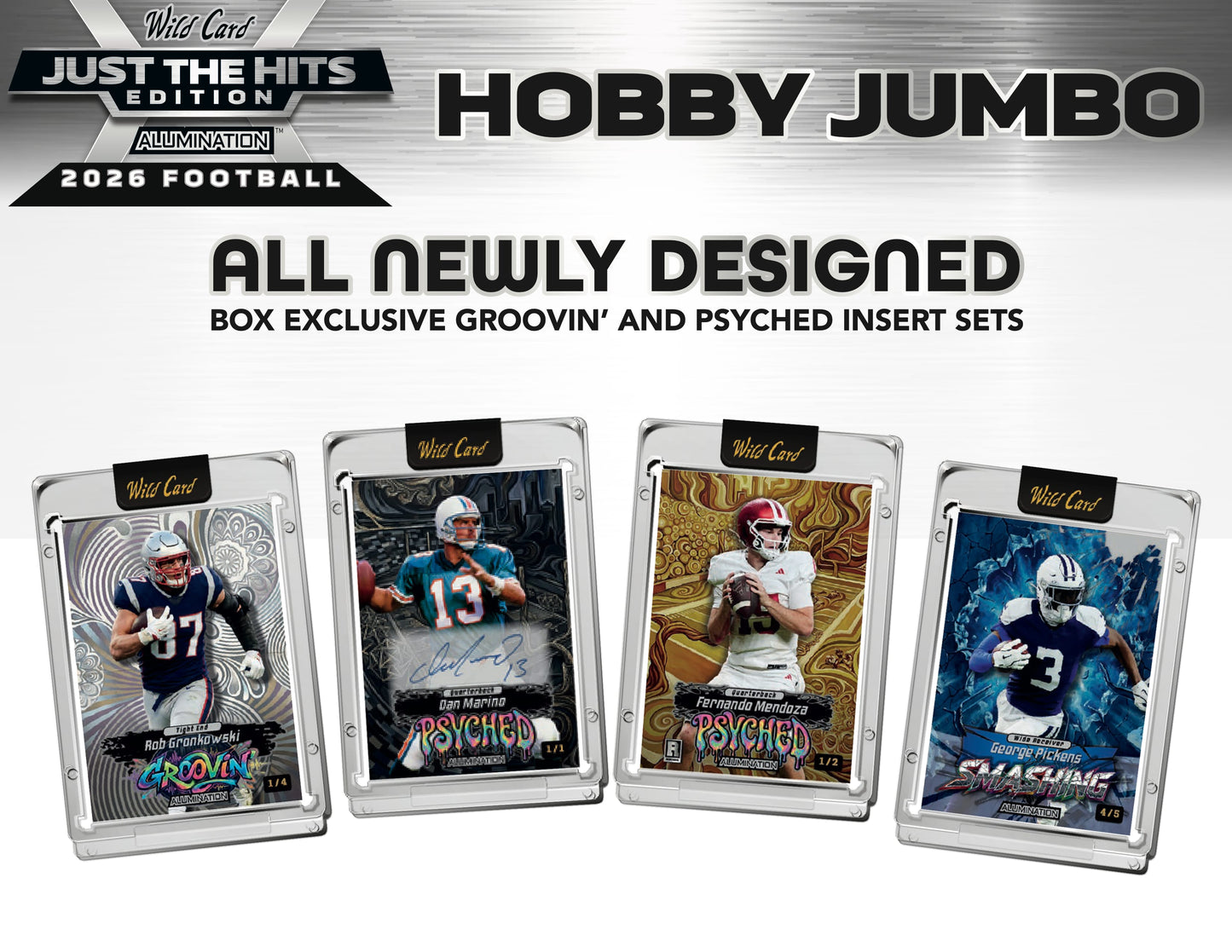 2026 Wild Card Alumination "Just The Hits" Football Jumbo Hobby Box
