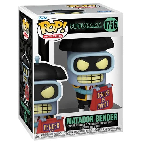 Futurama Matador Bender Funko Pop! Vinyl Figure #1756