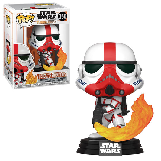 Star Wars: The Mandalorian Incinerator Stormtrooper Funko Pop! Vinyl Figure #350