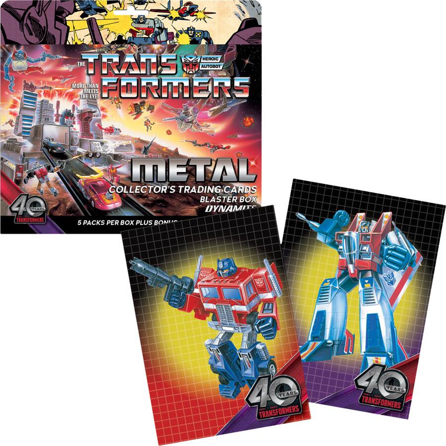 2026 Transformers 40th Anniversary Metal Collector’s Set Blaster Box