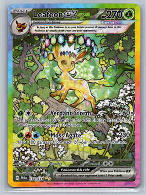 Leafeon ex - Special Illustration Rare SV: Prismatic Evolutions 144/131 NM