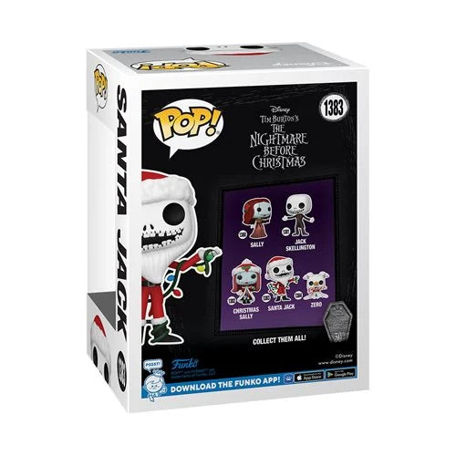 The Nightmare Before Christmas 30th Anniversary Santa Jack Funko Pop! Vinyl Figure #1383