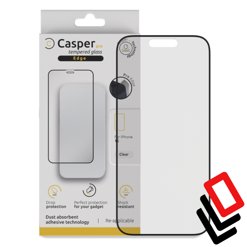 Casper Pro Edge Tempered Glass Compatible For IPhone Models