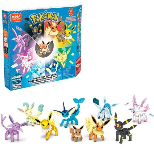 Mega Construx Pokemon Every Eevee Evolution Pack