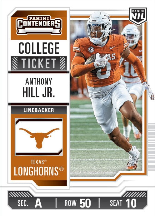 2025 Panini University of Texas NIL Hobby Trading Card Box