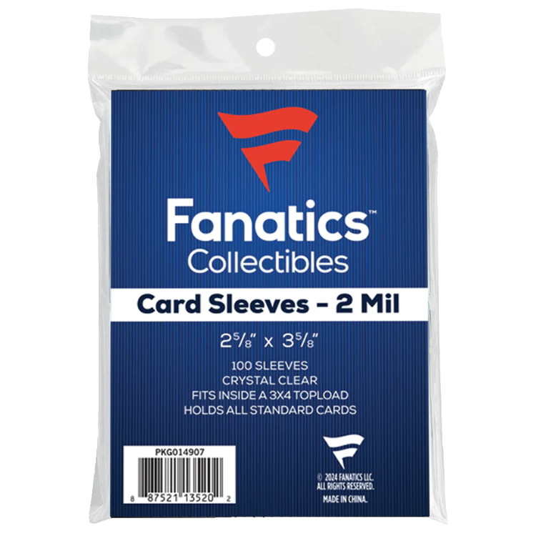 Fanatics Collectibles Soft Sleeves - 100 Count