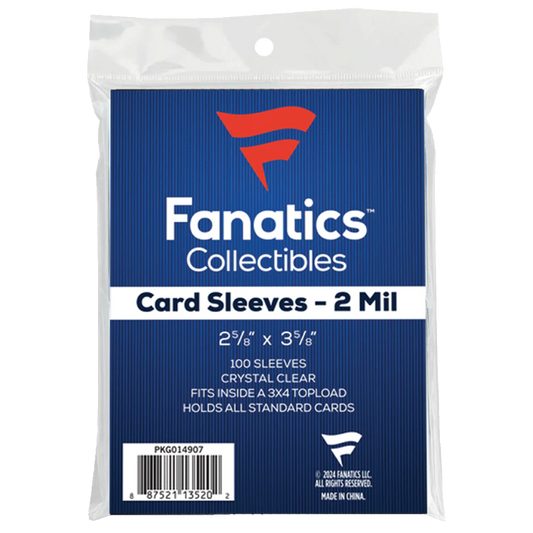 Fanatics Collectibles Soft Sleeves - 100 Count