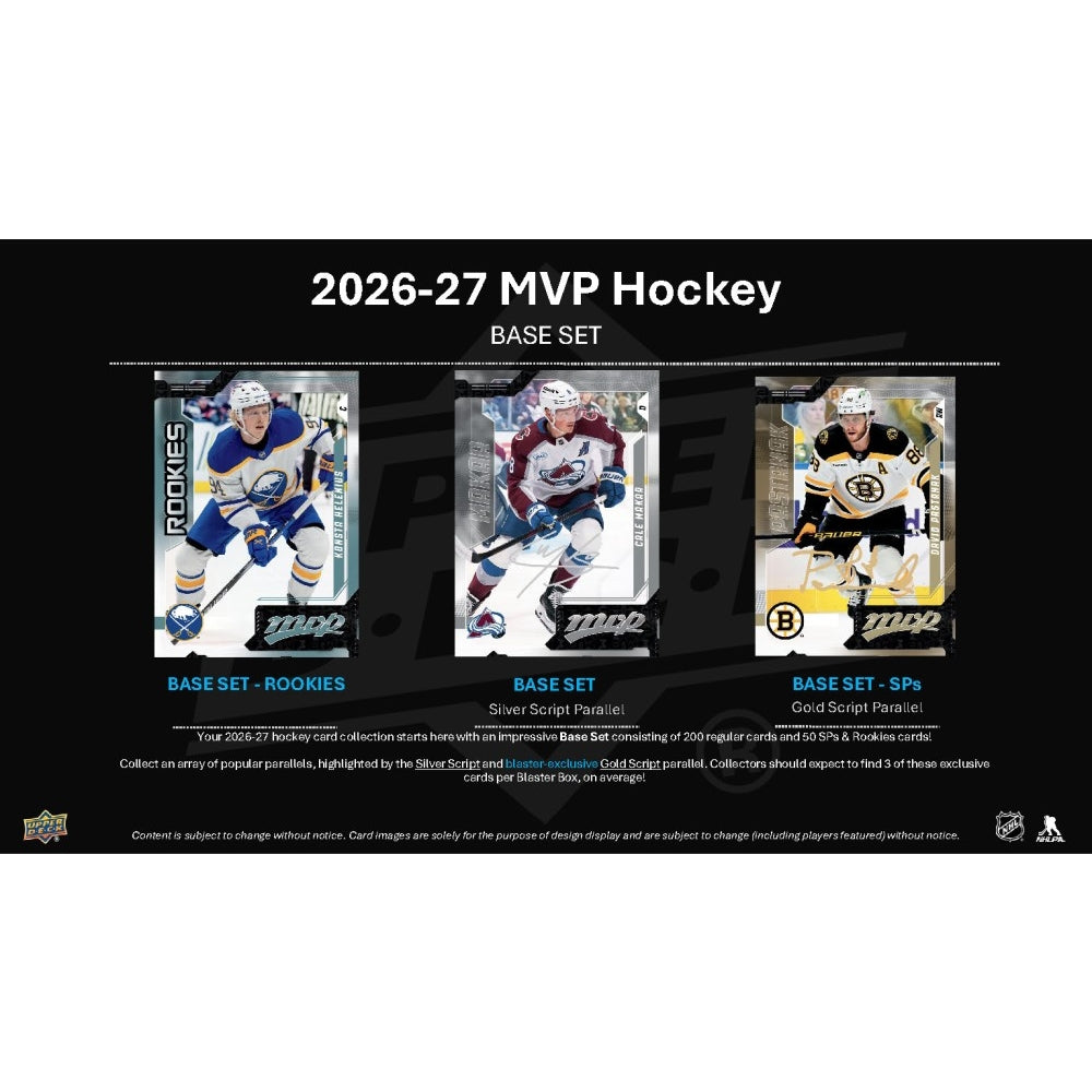 2026-27 Upper Deck MVP Hockey Blaster Box