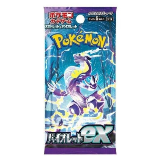 Pokémon Japanese Violet EX Booster Pack