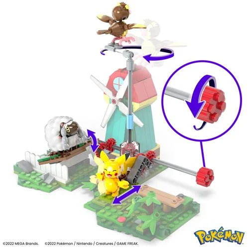 Pokemon Mega Adventure Builder Countryside Windmill Set