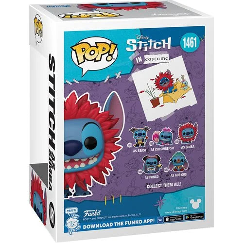 Lilo & Stitch Costume Stitch as Simba Funko Pop! Vinyl Figure #1461