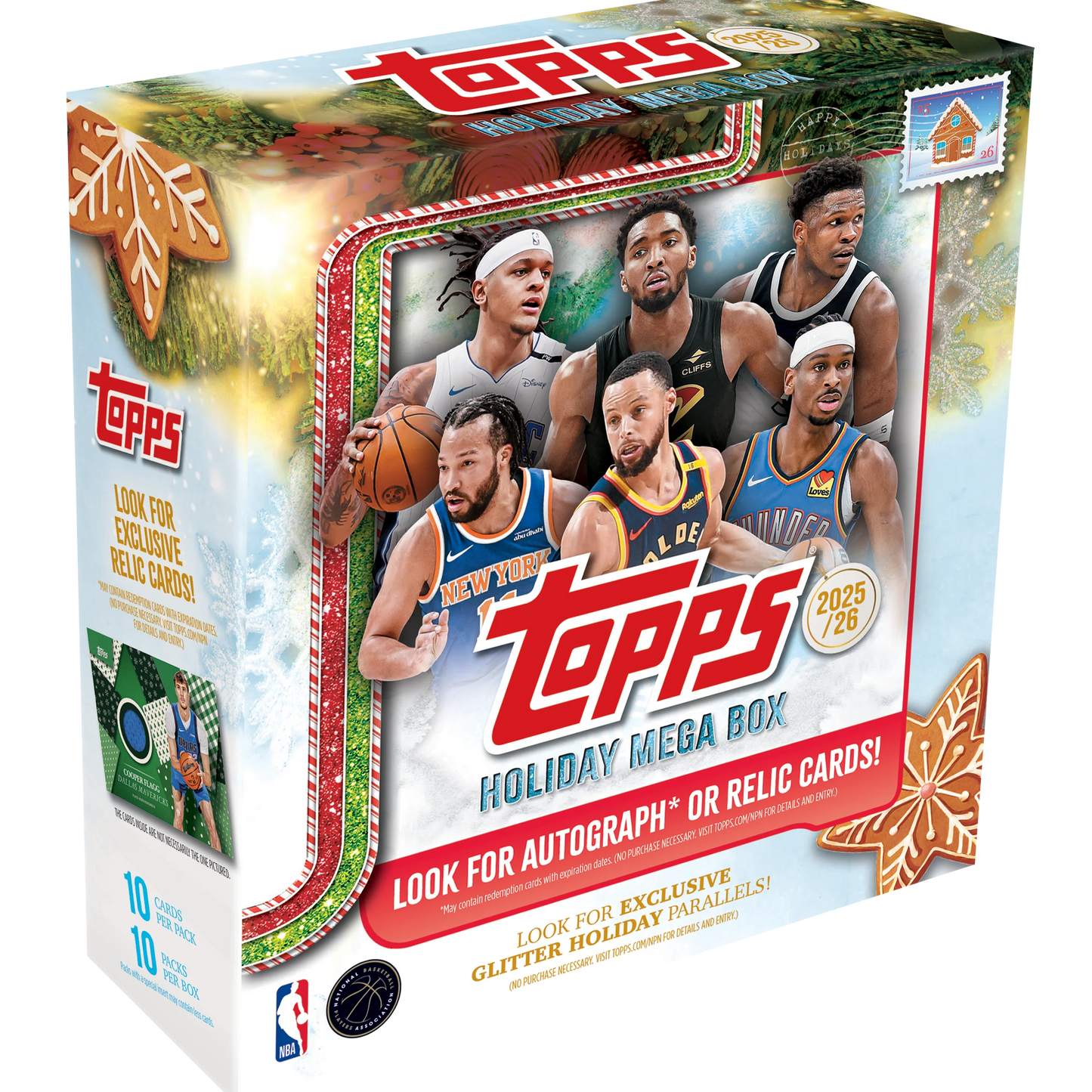 2025-26 Topps Holiday Basketball Mega Box