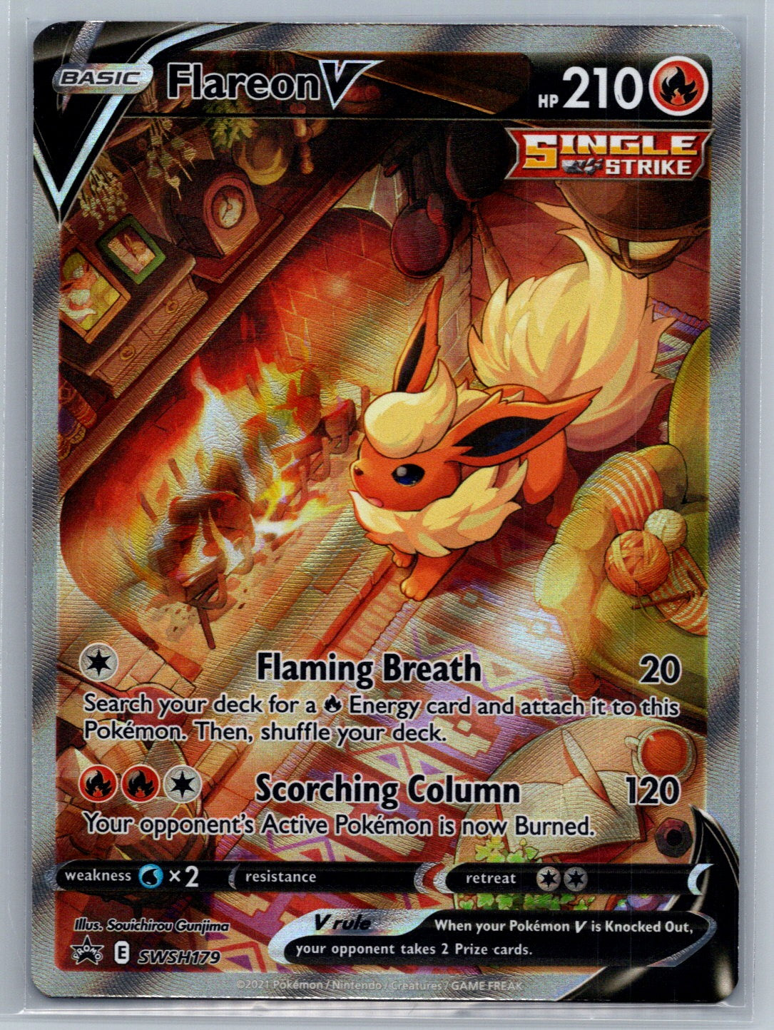 Flareon V Promo SWSH: Sword & Shield Promo Cards SWSH179 NM