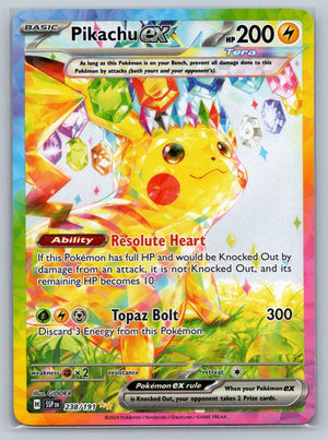 Pikachu ex - Special Illustration Rare SV08: Surging Sparks 238/191 NM