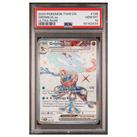 Greninja ex #198 - PSA 10 - Twilight Masquerade