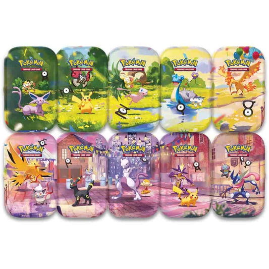 Pokémon TCG: 30th Celebration Mini Tin Sealed 10CT Display