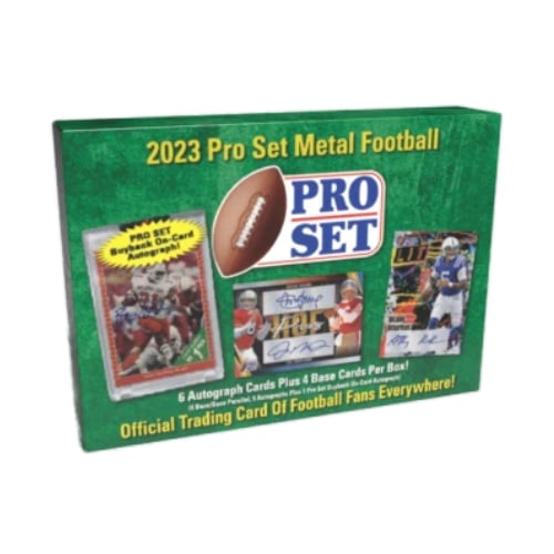 2023 Leaf Pro Set Metal Football Hobby Box