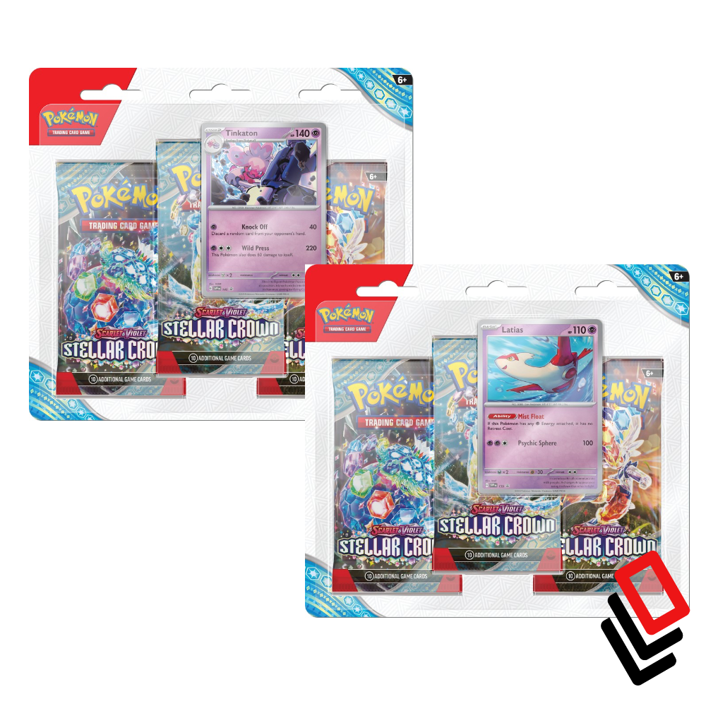 Pokemon TCG: Scarlet & Violet - Stellar Crown Three-Booster Blister