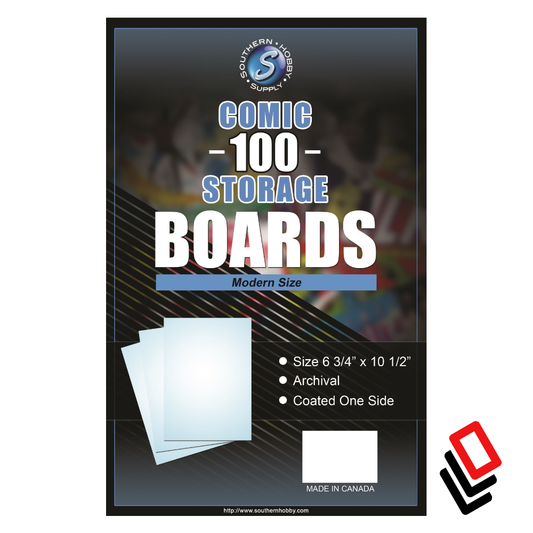 Comic Storage Boards - Modern Size - 100 Pack