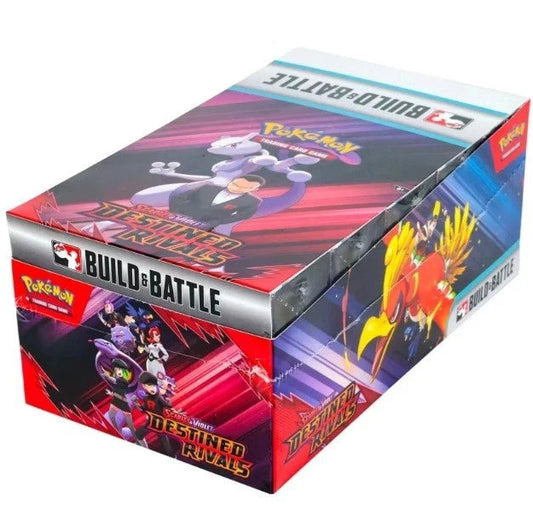 Pokemon TCG - Scarlet & Violet-Destined Rivals Build and Battle Sealed Display
