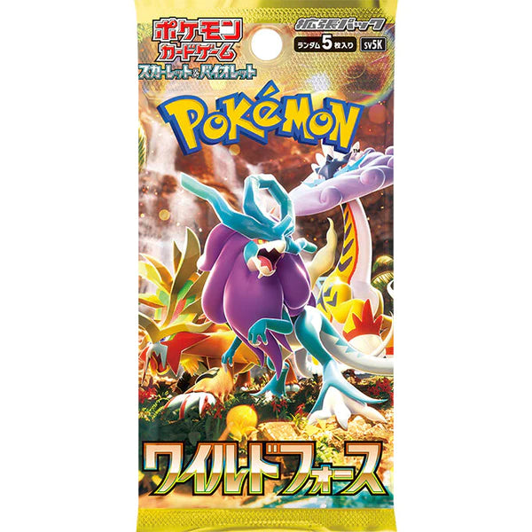 Pokémon Japanese Wild Force Booster Box sv5K