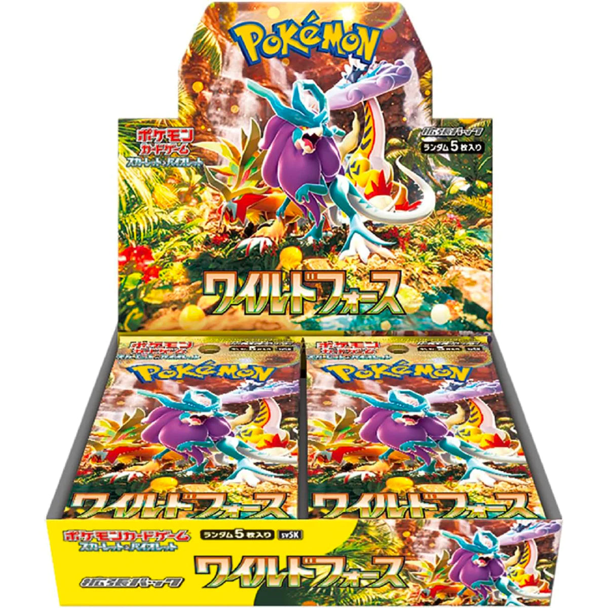 Pokémon Japanese Wild Force Booster Box sv5K