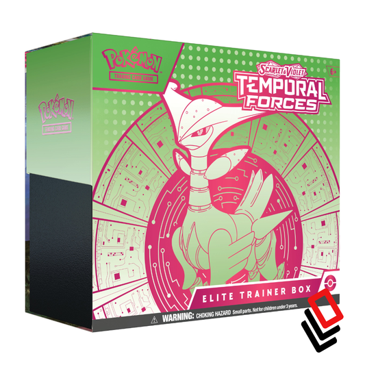 Pokémon TCG: Scarlet & Violet-Temporal Forces Elite Trainer Box (Iron Leaves)