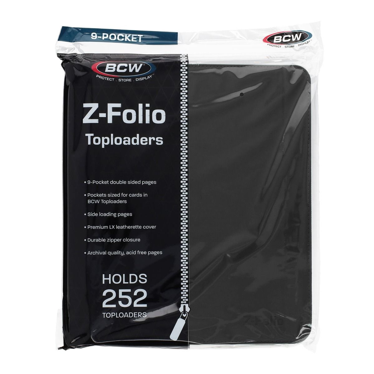BCW Z-Folio 9-Pocket LX Toploader Binder