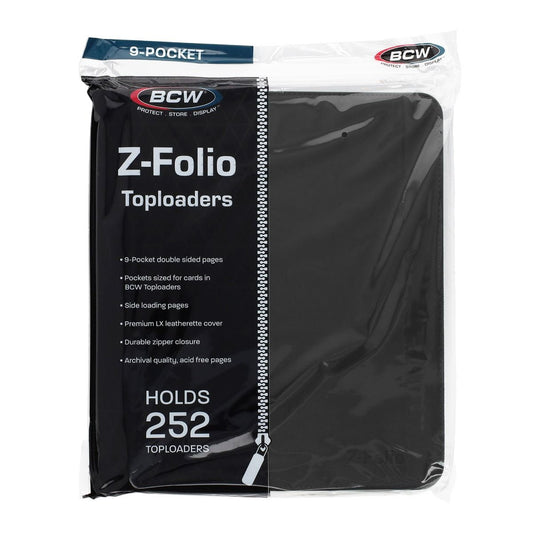 BCW Z-Folio 9-Pocket LX Toploader Binder