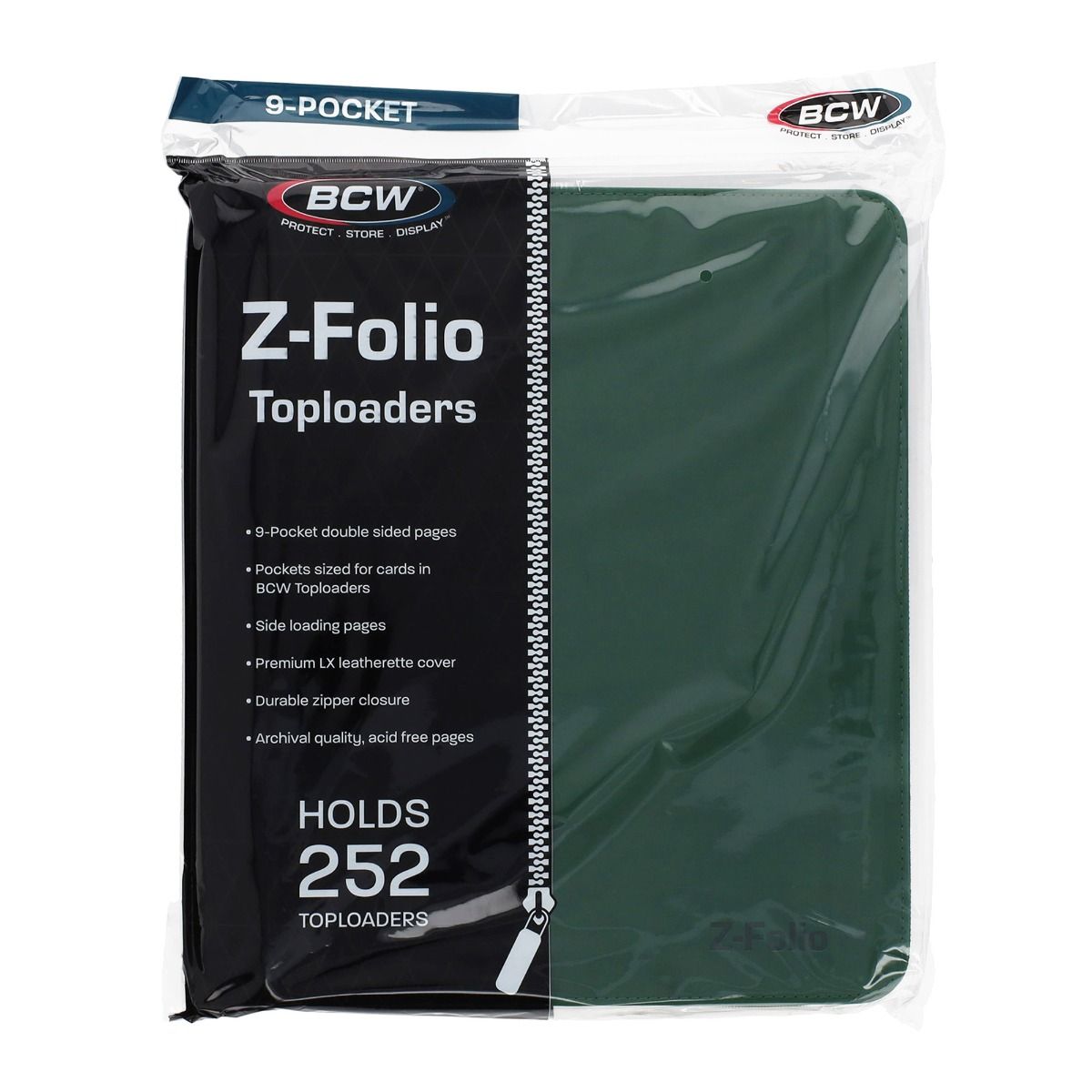 BCW Z-Folio 9-Pocket LX Toploader Binder