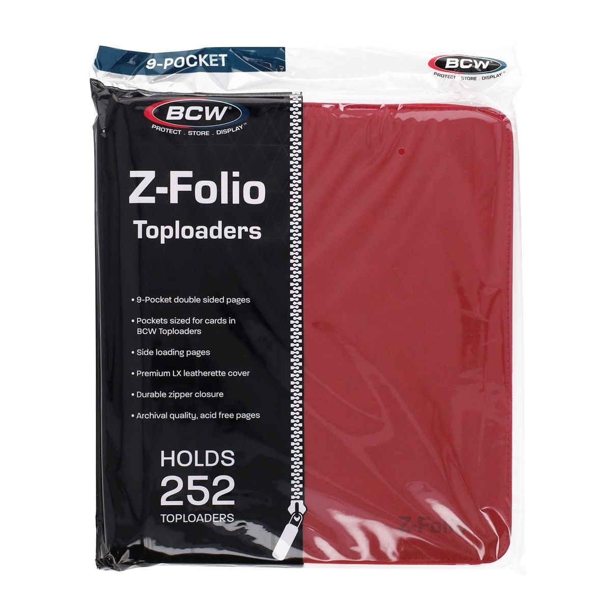 BCW Z-Folio 9-Pocket LX Toploader Binder