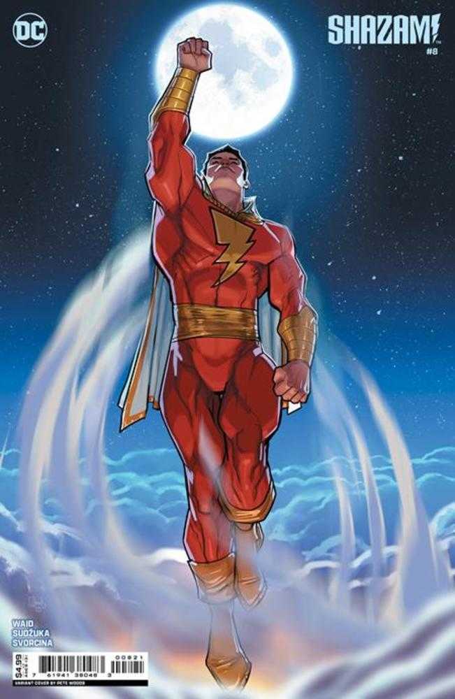 Shazam #8 Cover B Pete Woods Card Stock Variant