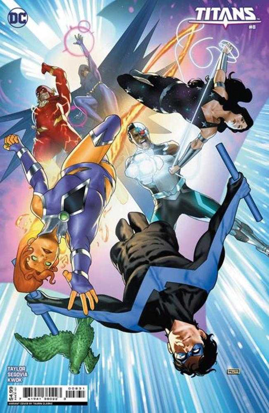 Titans #8 Cover B Taurin Clarke Card Stock Variant